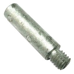 Anode radice en zinc  pour embout d'arbre 6 pans. Diamètre 30mm