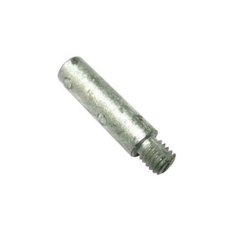 Anode radice en zinc  pour embout d'arbre 6 pans. Diamètre 30mm