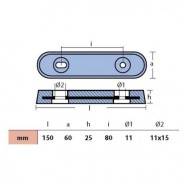 Coque à boulonner type Vetus