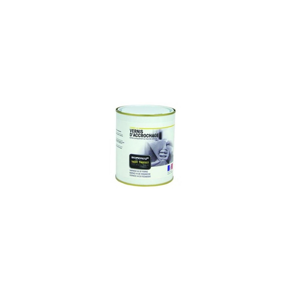 Vernis d'accrochage. Produit en vente chez Mecanic Marine, spécialiste de l'accastillage sur Sérignan.